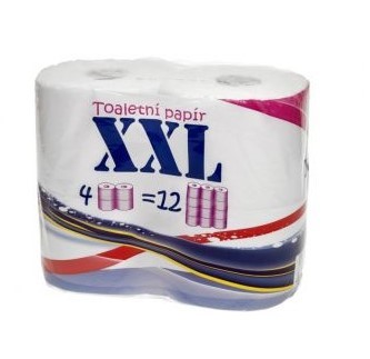 TP XXL 2Vr 58m 500 útržků - Papírová hygiena Toaletní papír 2 vrstvý